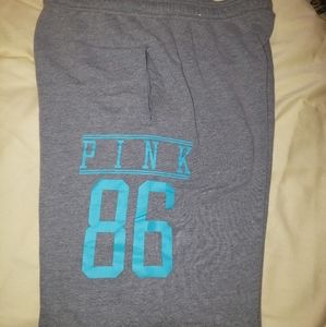 Pink sweatpants with pockets